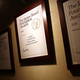 James Beard Awards hanging on the wall of Chicago’s Spiaggia restaurant
